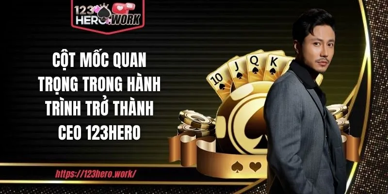 Cột mốc quan trọng trong hành trình trở thành CEO 123hero
