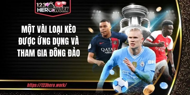 Một vài loại kèo được ứng dụng và tham gia đông đảo